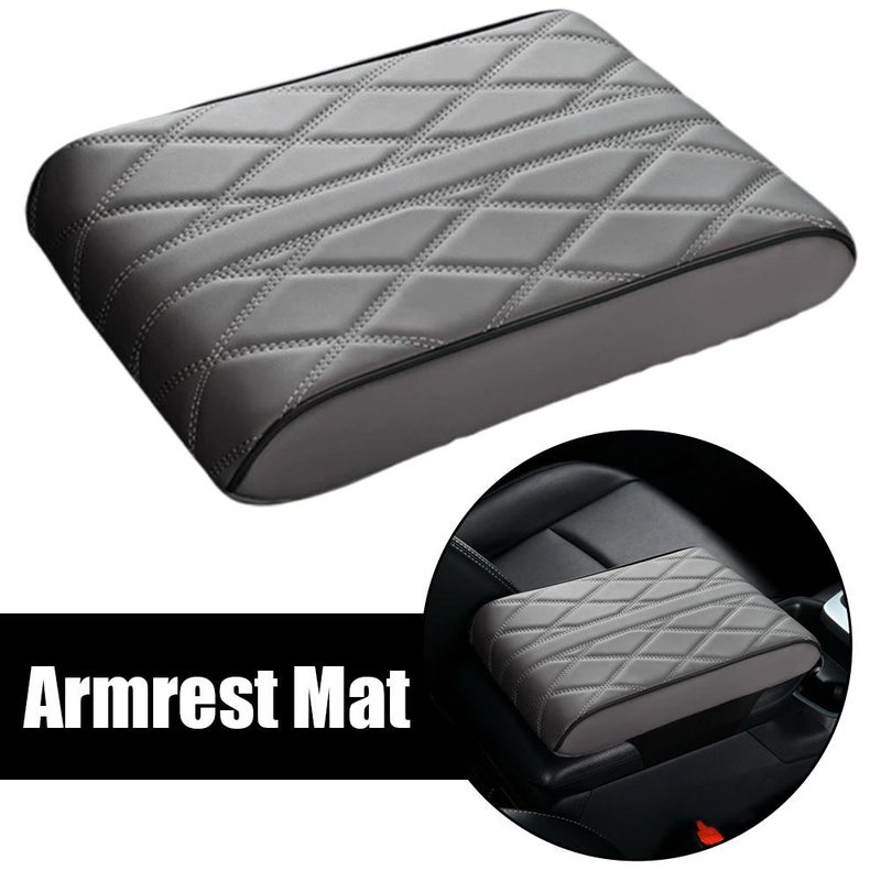 Car Center Console Cover, Center Console Pad, Armrest mat, Memory Cotton Armrest Box Cushion for Most Vehicle (Red) - Image 2